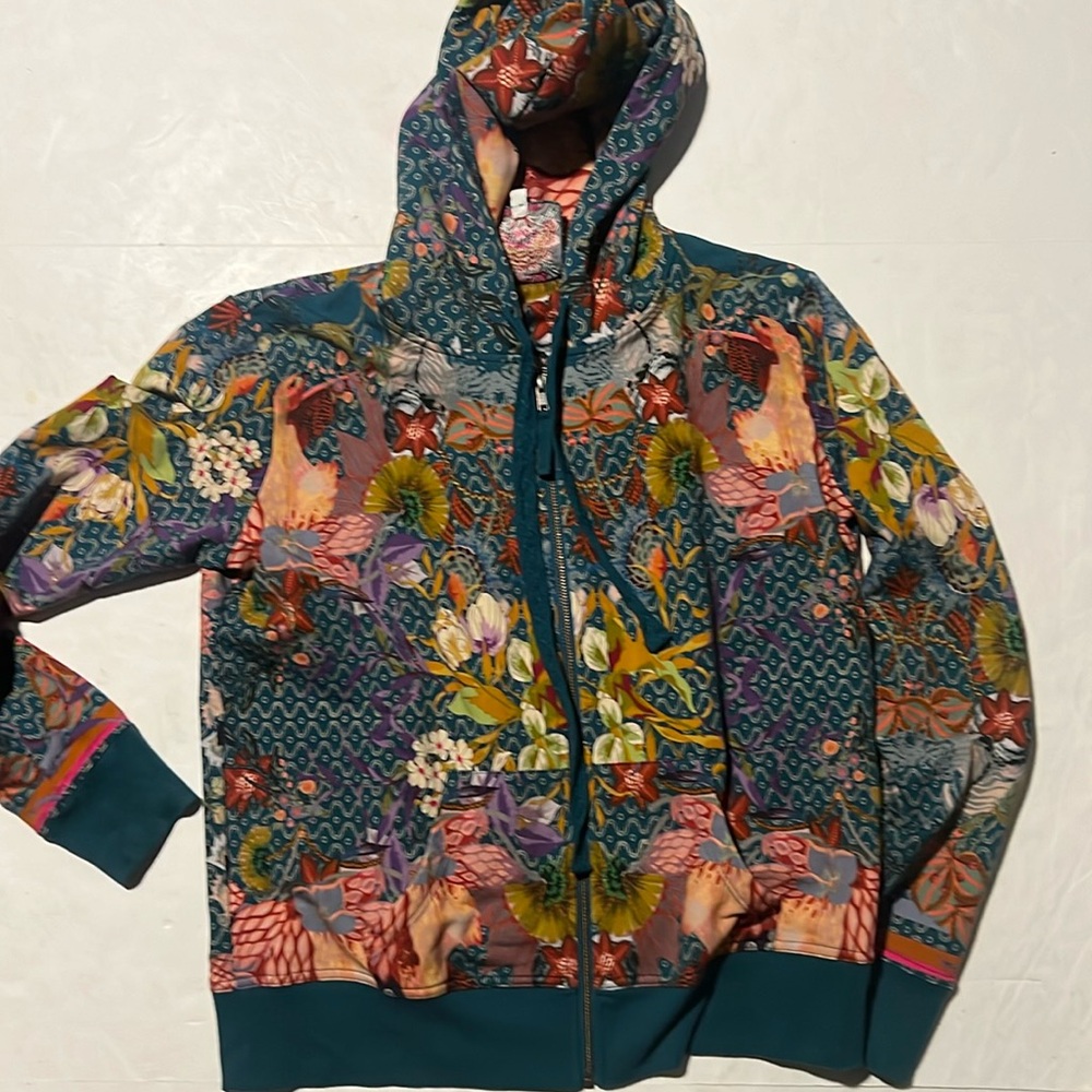 Johnny Was Modern Aran Zipped Hoodie
